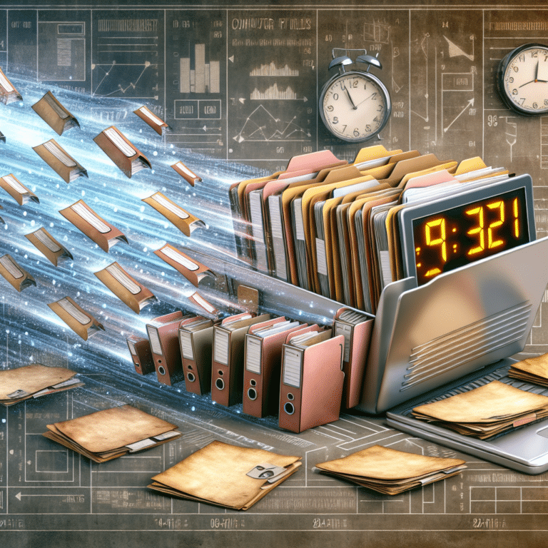 Organizing Old Computer Files Efficiently