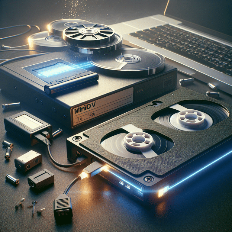 Resurrecting the Past: Transferring MiniDV Tapes to Digital