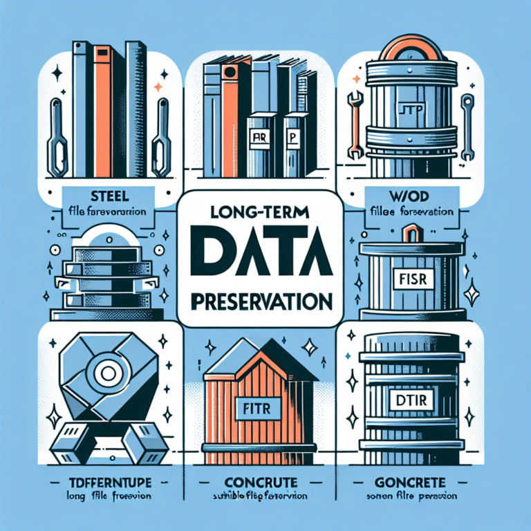 Best File Formats for Long-Term Data Preservation