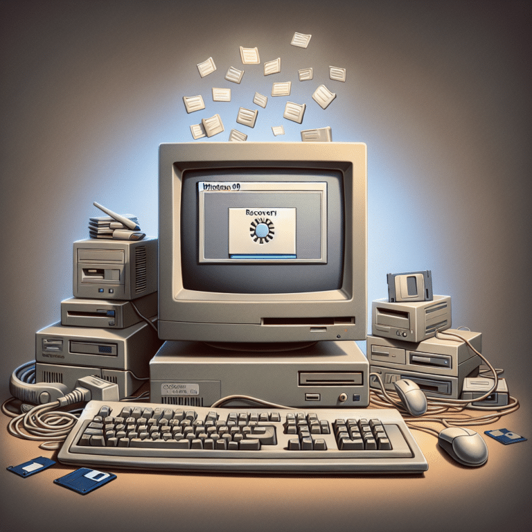 Recovering Files from an Old Windows 95 Computer