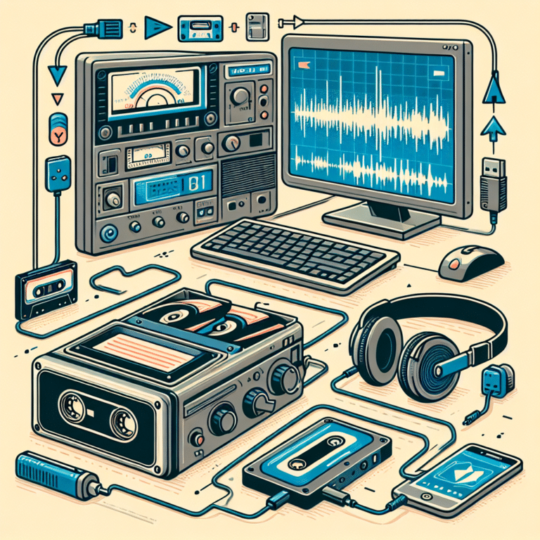How to Convert Audio Cassette Tapes to MP3