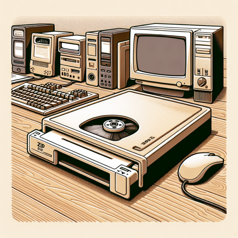 The Zip Drive: A 1990s Storage Solution