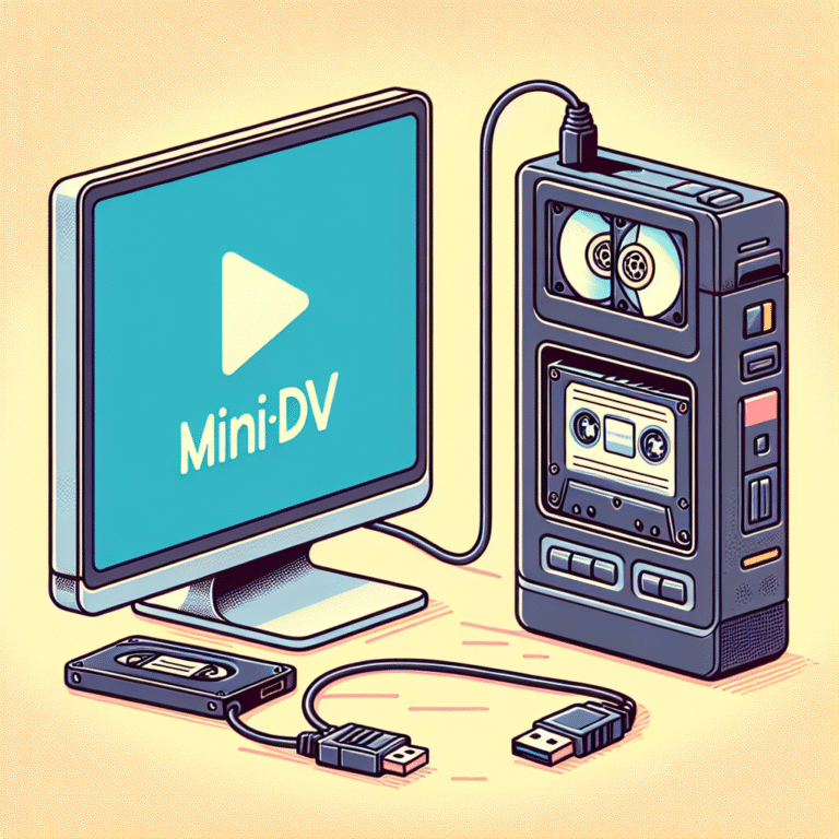 Transferring MiniDV Tapes to Digital: A Step-by-Step Guide